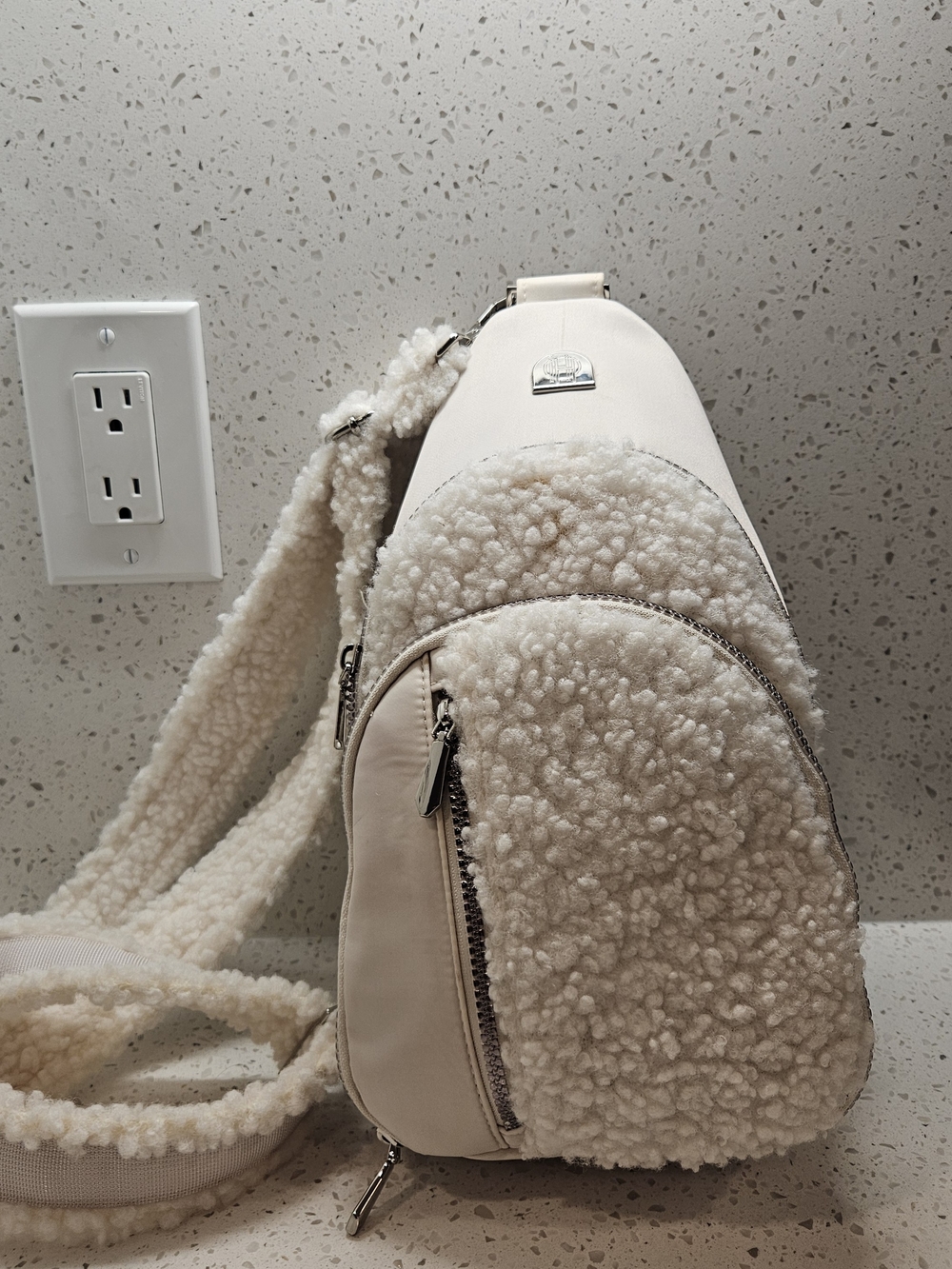 House Of Harlow Sherpa Sling Bag NEW WITH TAGS